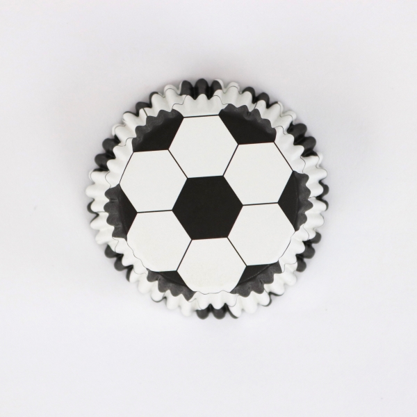 Cupcake Backförmchen - Fussball